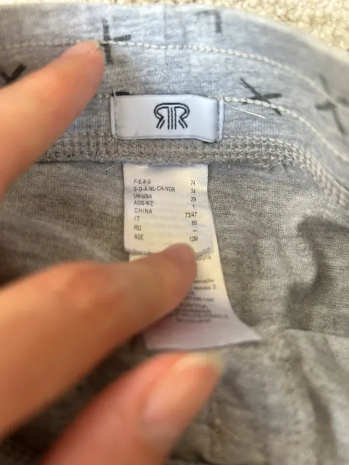 Demie saison : lot 2 pantalons / leggings mixtes - 12 mois - la redoute - photo numéro 4