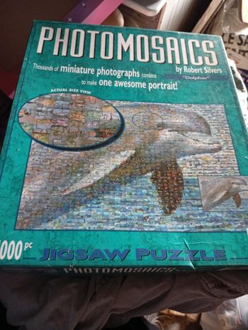 Puzzle dauphin mosaic