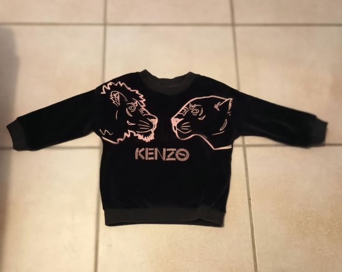 Sweat velours Kenzo  kids  taille 2 ans
