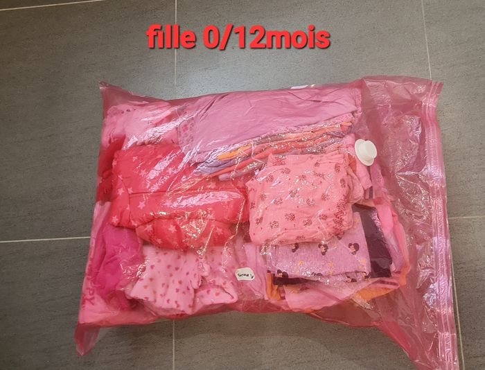Lot bébé fille 0-12mois