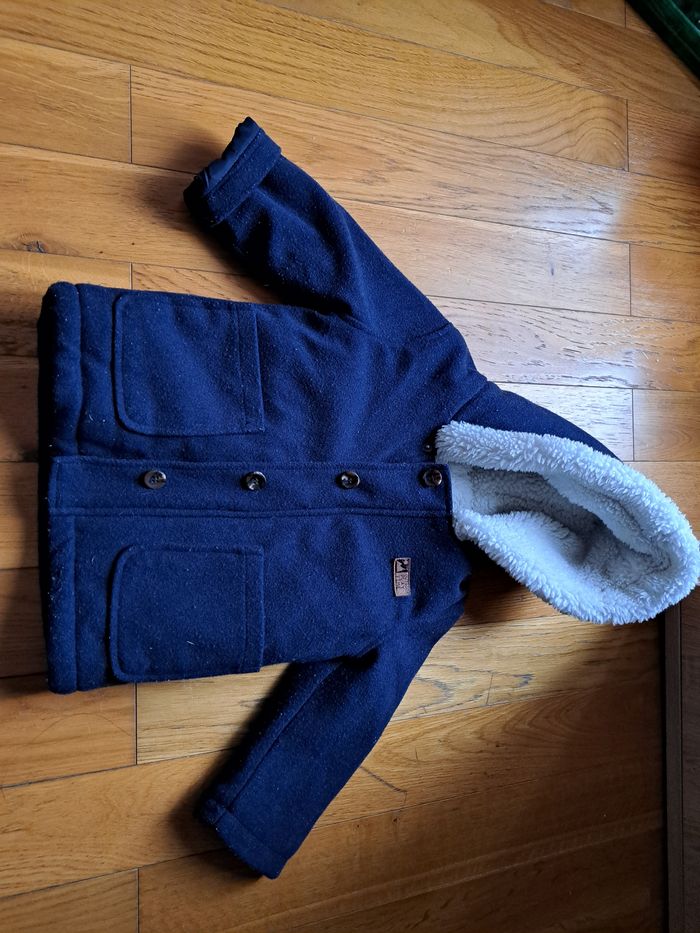 manteau bleu marine