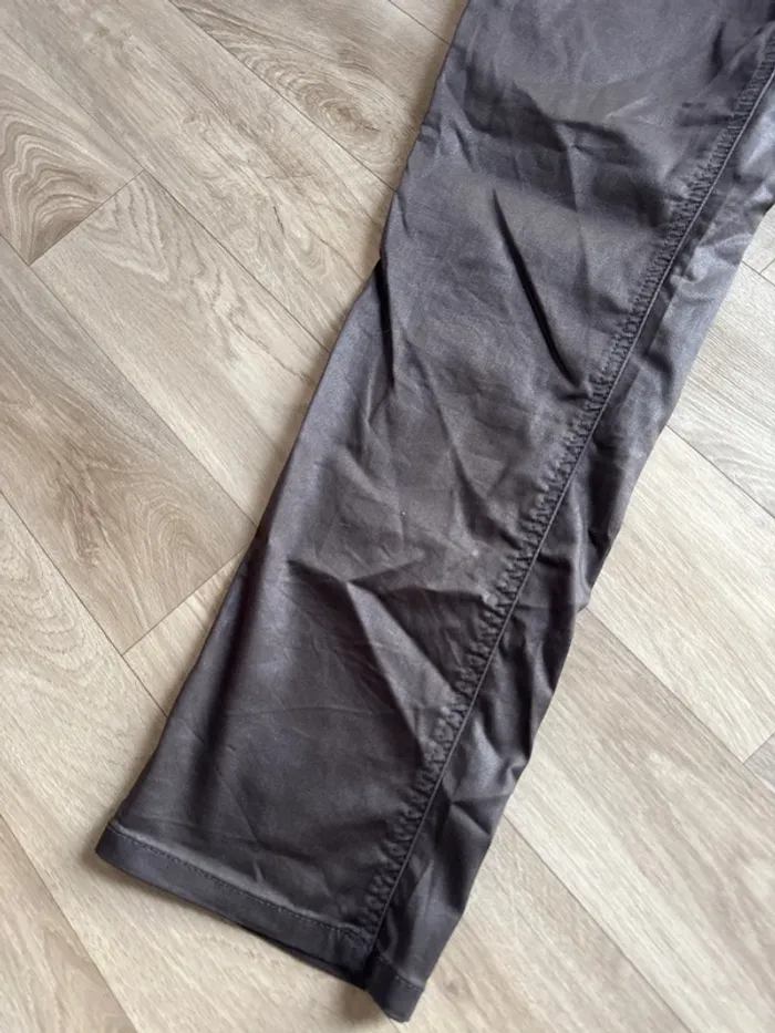 Pantalon marron similicuir Cache Cache - photo numéro 5