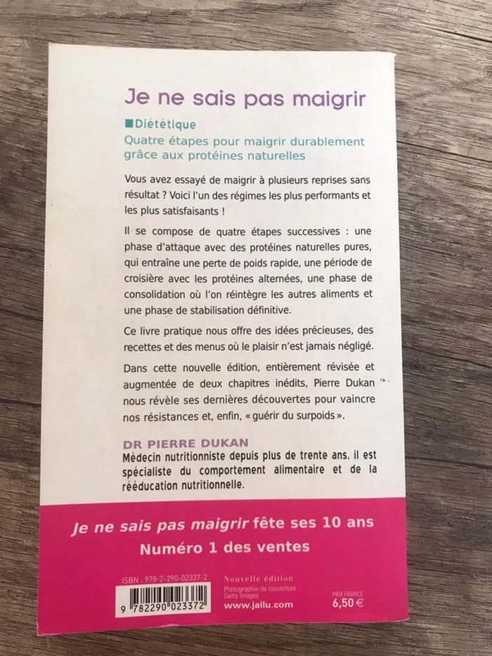 Livre Dr Pierre Dukan : Je ne sais pas maigrir - photo numéro 2