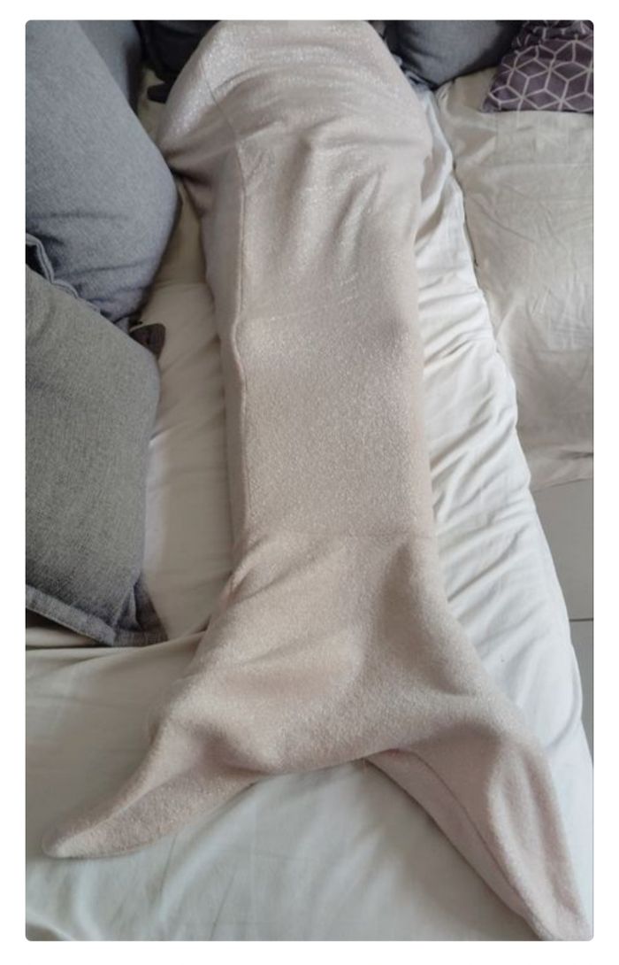 Duvet/queue de sirène ROSE enfant  3-5 ans