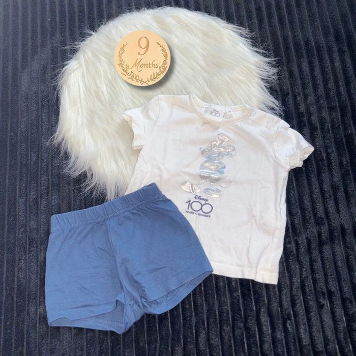 Ensemble pyjama short Mickey 9 mois