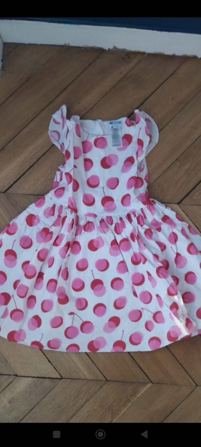 Robe cerise 🍒 Jacadi 10 ans