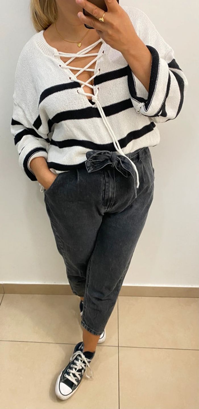 Pull Léger Stradivarius Taille M - photo numéro 6