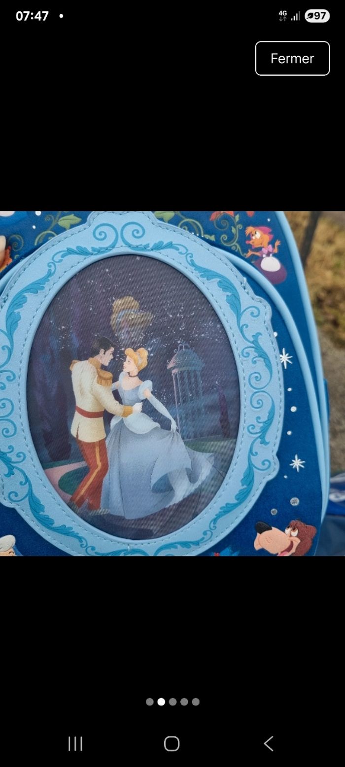 Sac a dos cendrillon - photo numéro 2