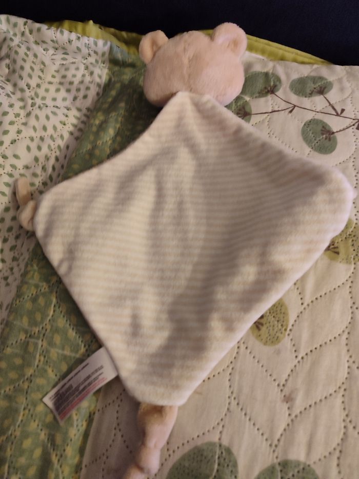 Doudou ours beige tom et kiddy - photo numéro 3