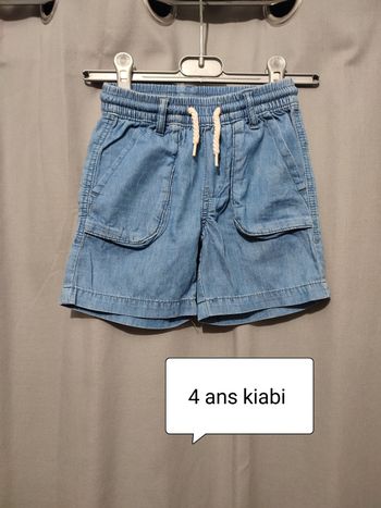 Short en jean fin