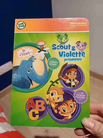 Livre leap frog  scout & violette