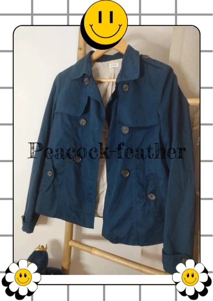 Veste caban bleue Pimkie 38 - photo numéro 2