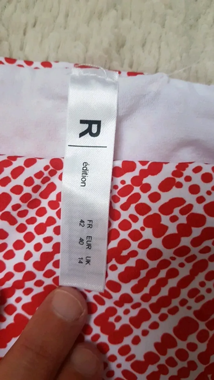 Bas de maillot de bain rouge et blanc La redoute 42 - photo numéro 4