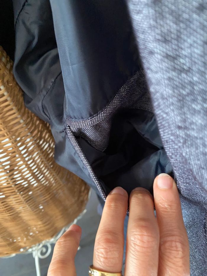 Blazer H&M bleu marine chiné taille 38/40 - photo numéro 14