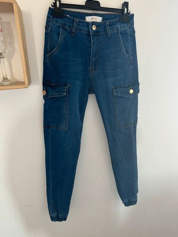 Jeans cargo femme WAXX