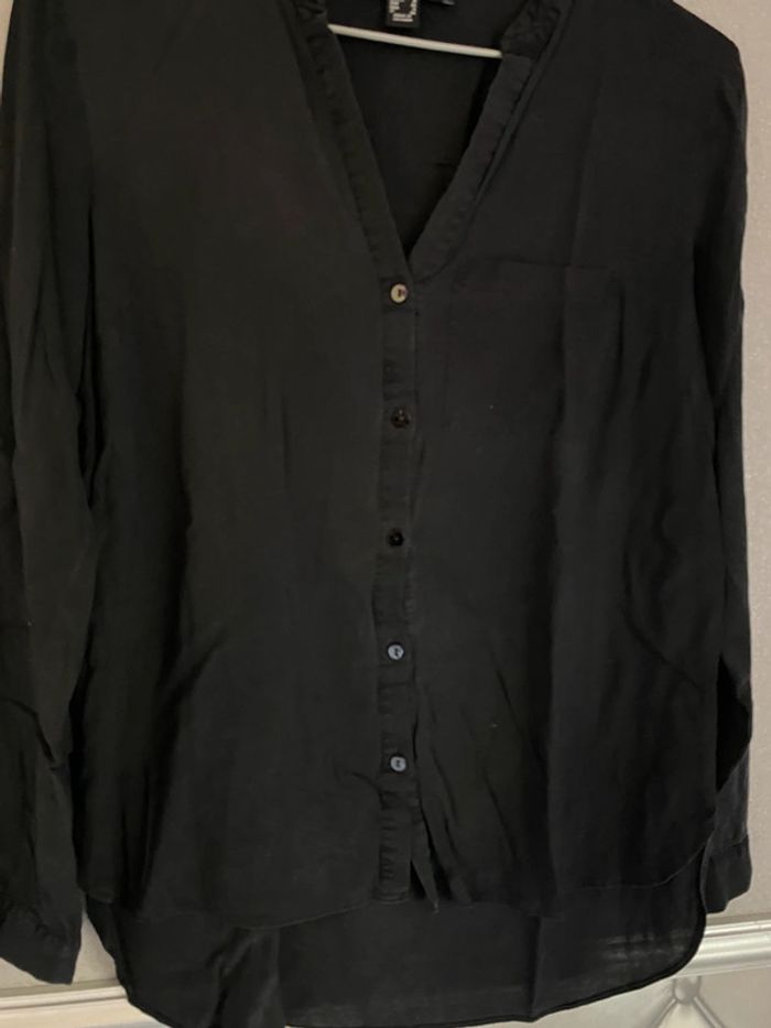 Chemise noir légère S Atmosphere - photo numéro 5