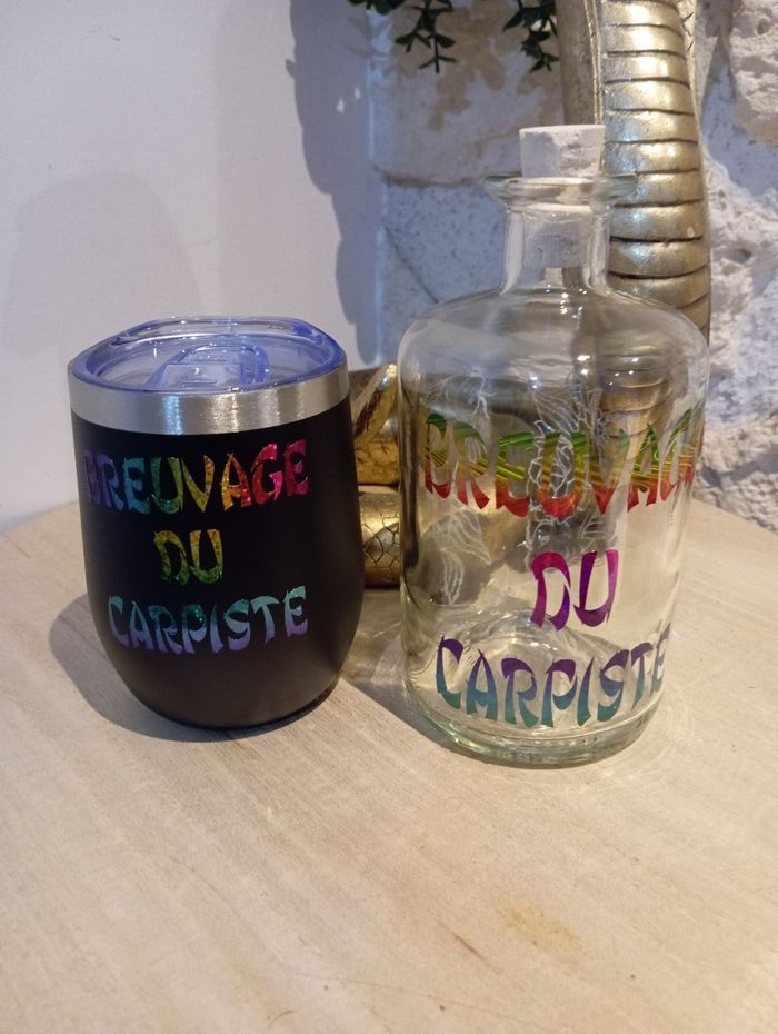 Lot  bouteille et mug isotherme - photo numéro 2