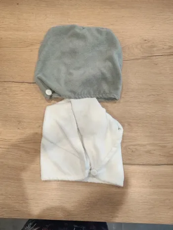 Turbans cheveux sortie de douche