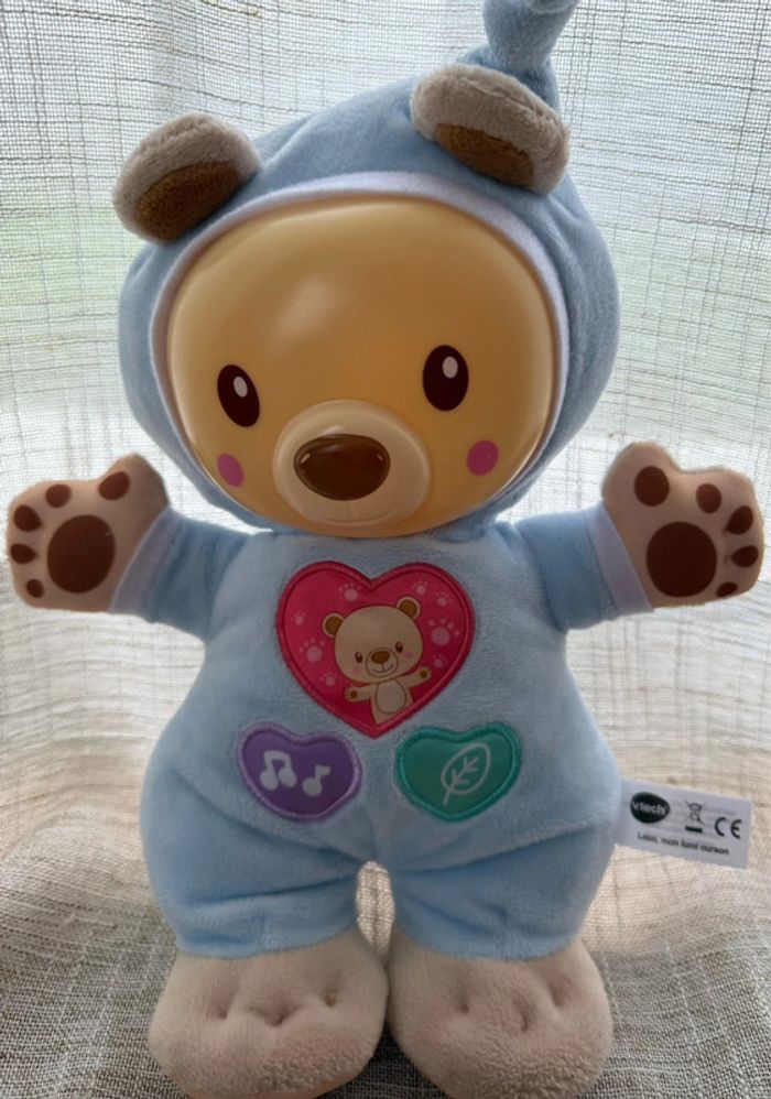 Léon mon lumi ourson veilleuse/peluche musicale Vtech - photo numéro 2