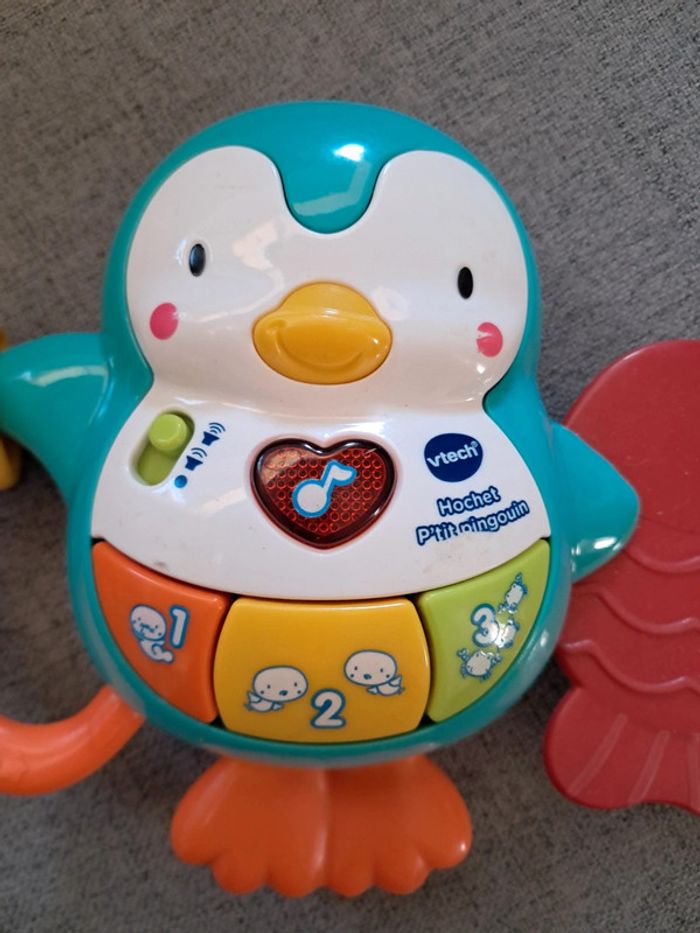 Jouets premier age Vtech Hochet p'tit pingouin - photo numéro 2