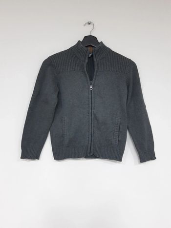 Gilet zippé gris Gémo 8 ans