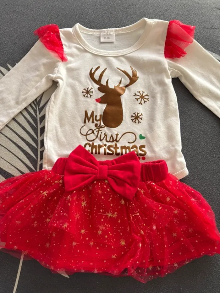 Tenue de Noël 3 mois