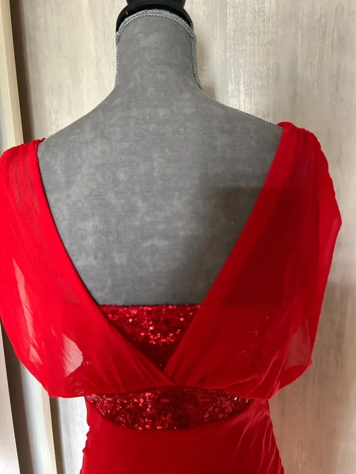 Robe strass rouge - photo numéro 6