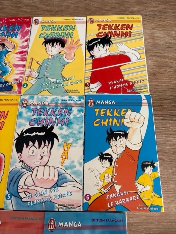 Lot de 8 manga tekken chinmi - photo numéro 4