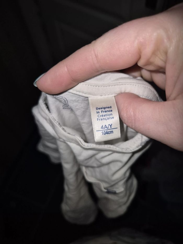 T shirt uni blanc - photo numéro 3