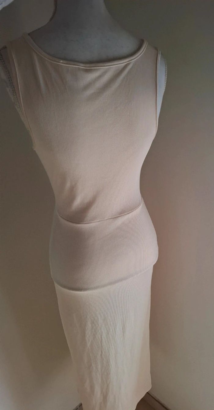 Longue robe beige d'été 🩷 - photo numéro 3