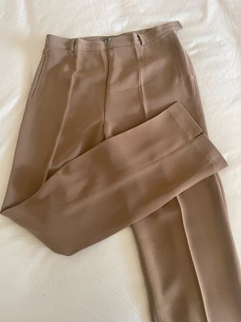 Pantalon droit café au lait