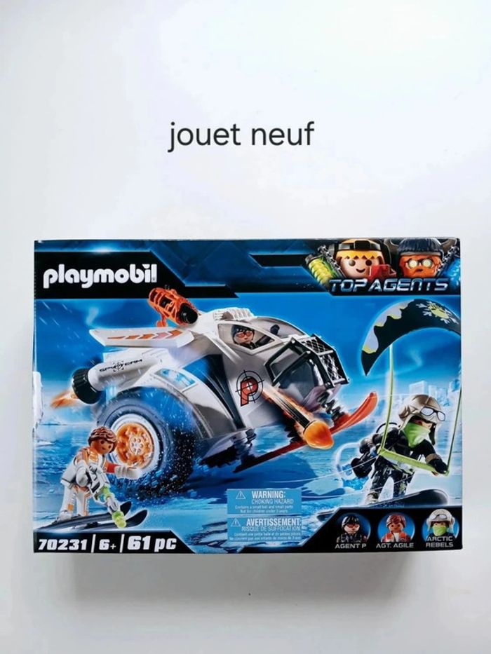 Playmobil 70231 Top Agents Snow Scooter