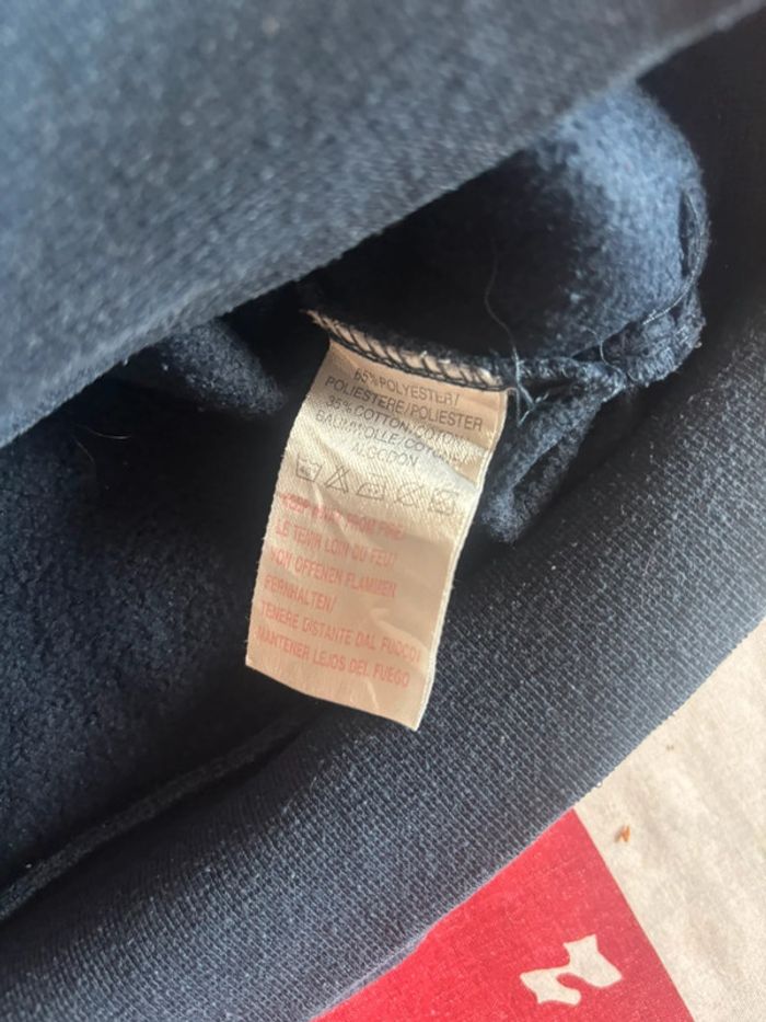 Veste manche longue bleu marine à rayure blanche et rouge Umbro xl - photo numéro 10