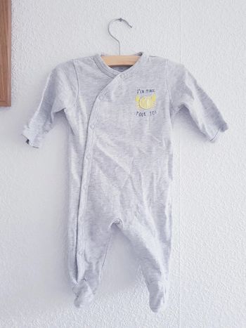 Kiabi - Grenouillère / pyjama une pièce / dors bien - Mixte - J'en pince pour toi 🦀 (3 mois)