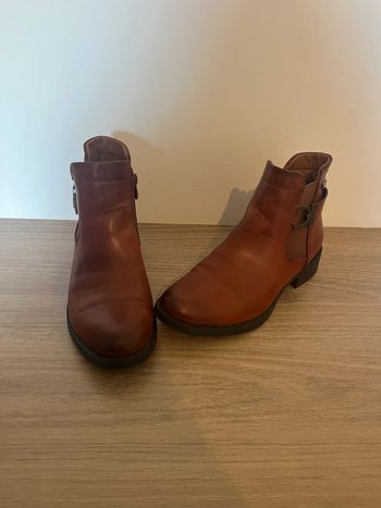 🟤 Boots marron effet vieilli – Super Mode - Pointure 36