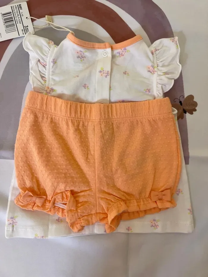 Ensemble été bébé fille - 3 mois - Orchestra Disney Baby (neuf avec étiquette) - photo numéro 3