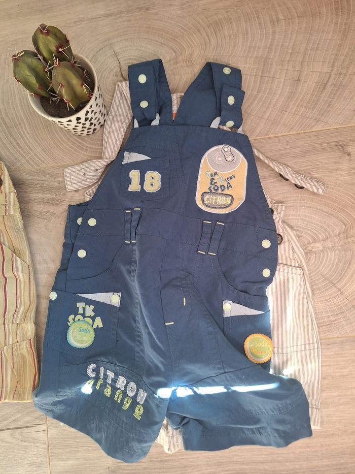 Lot salopettes été 12 mois garçon - photo numéro 4