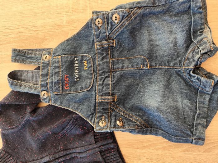 Salopette short et gilet - photo numéro 2