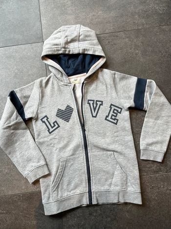 Gilet à capuche gris Vertbaudet 10 ans