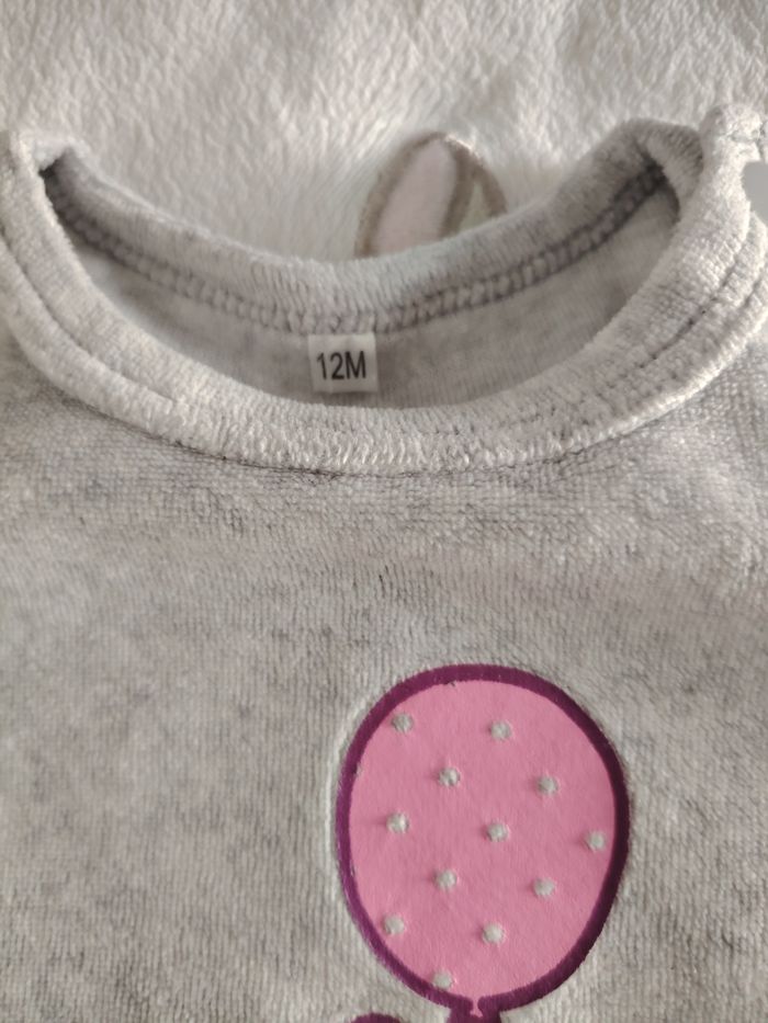 Pyjama gris bleu - photo numéro 4