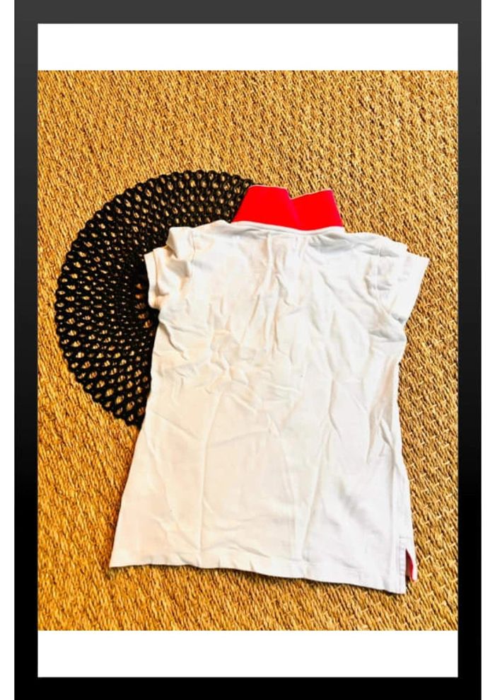 Polo Ralph Lauren rose blanc - photo numéro 3