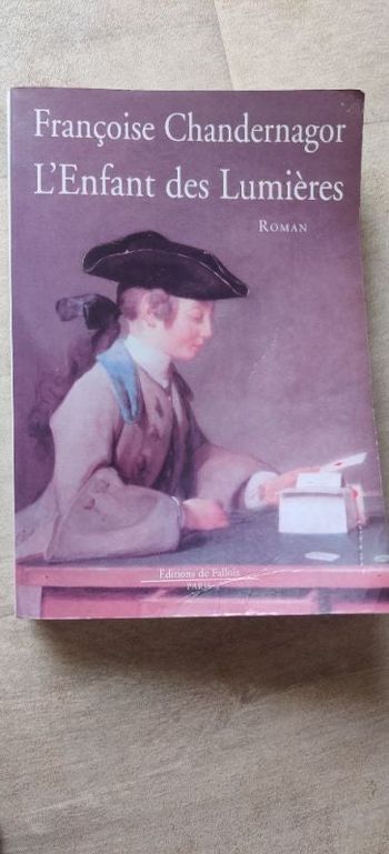 Livre L'enfant des Lumières Françoise Chandernagor