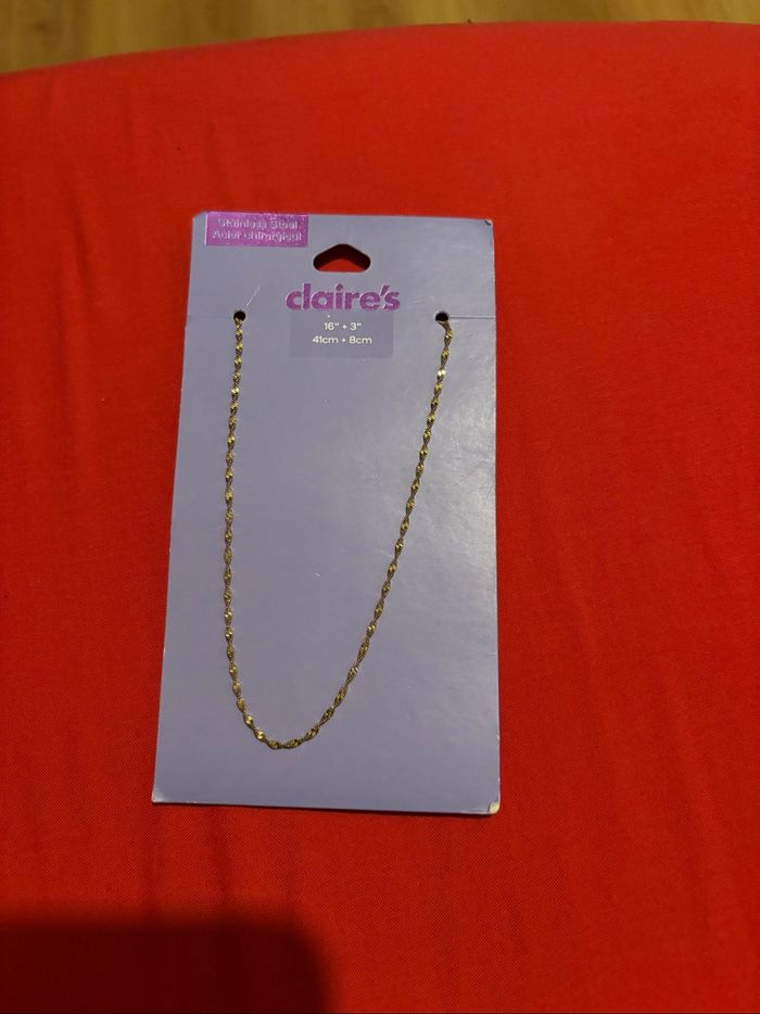 Collier claire’s torsadé - photo numéro 2