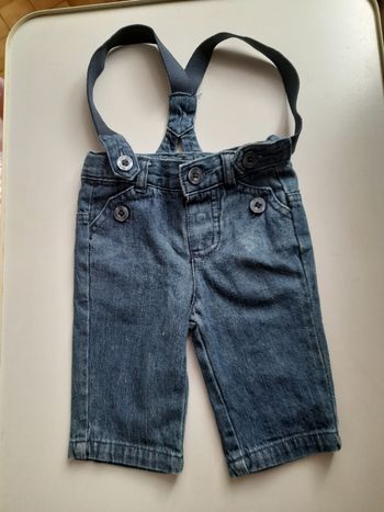 Salopette jeans garcon