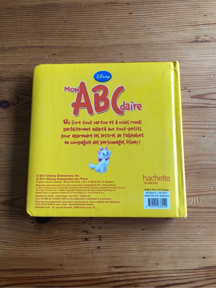 Livre Mon ABCdaire Disney - photo numéro 2