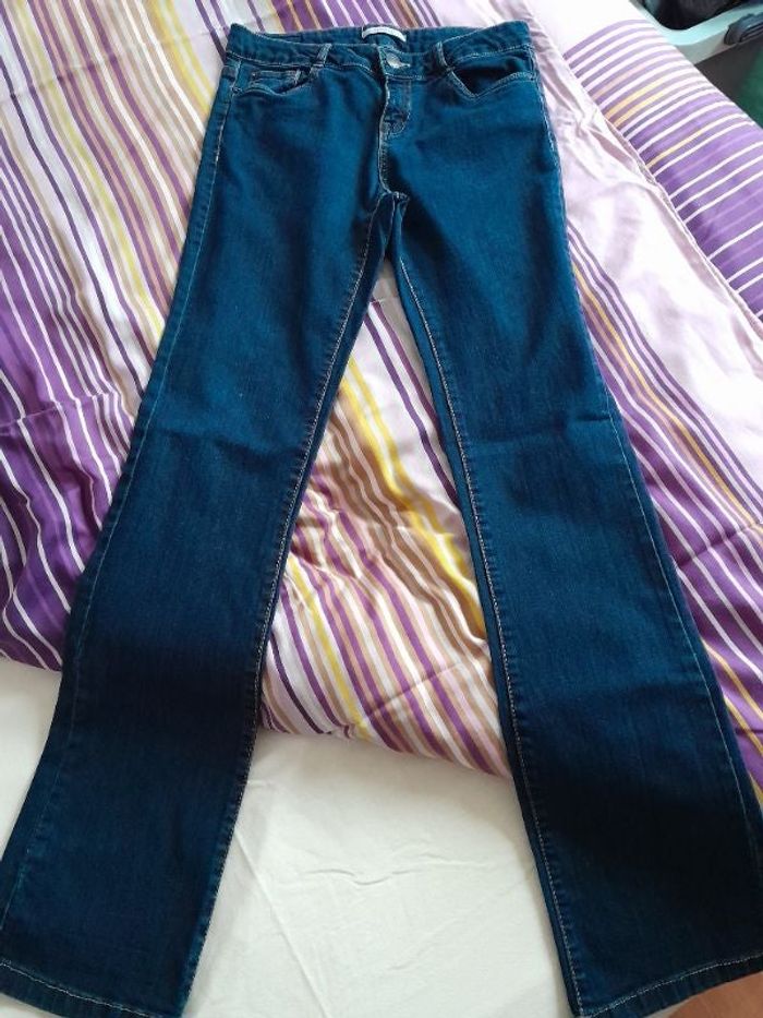 Jeans camaïeu coupe droite 36