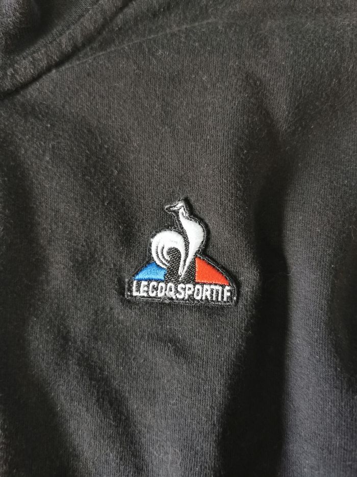 Gilet zippé noir sans capuche le coq sportif 14 ans en bon état - photo numéro 7
