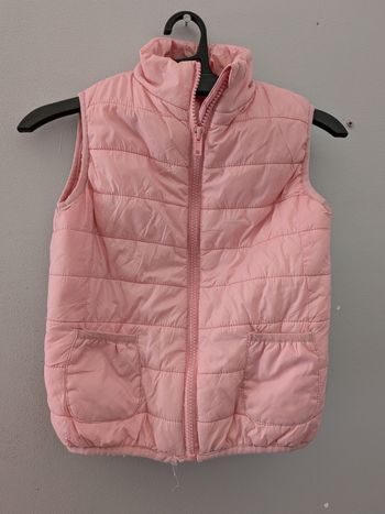 Doudoune sans manches rose ELDYS -