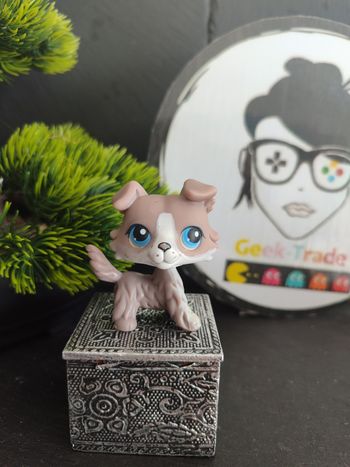 My Littlest Petshop Pet Shop LPS Authentic  Authentique Dog Collie Colley 67 Red