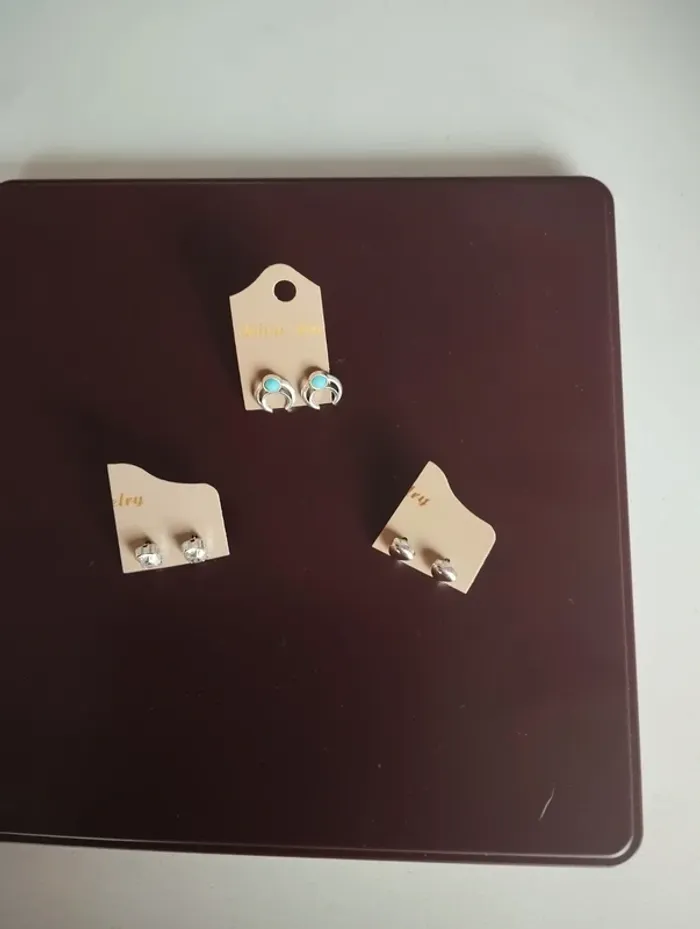 Lot 3 boucle d'oreille